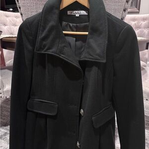Kenneth Cole Black Pea Coat